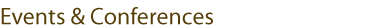 Events & Conferences